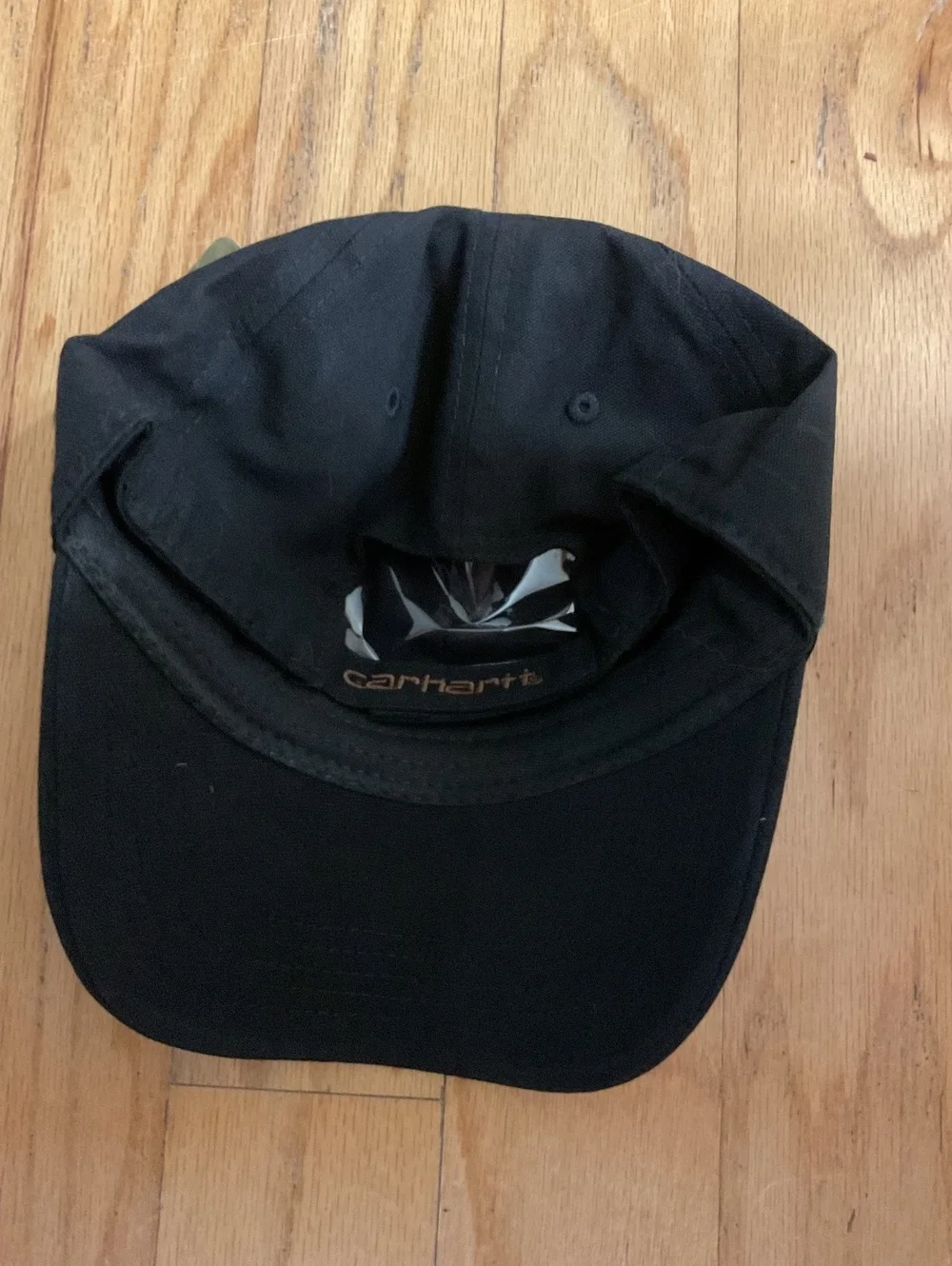 NWT Carhartt Men’s Odessa Cap Black Canvas Baseball Hat Adjustable Strap